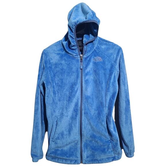 The North Face Blue Osito Full-Zip Hoodie Size Large - Picture 1 of 4